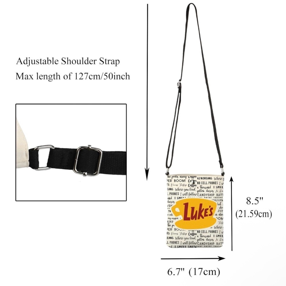 Gilmore Girls Crossbody Bag Luke's Diner - Picture 6 of 6